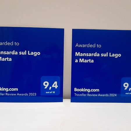 Mansarda Sul Lago A Marta Exteriér fotografie