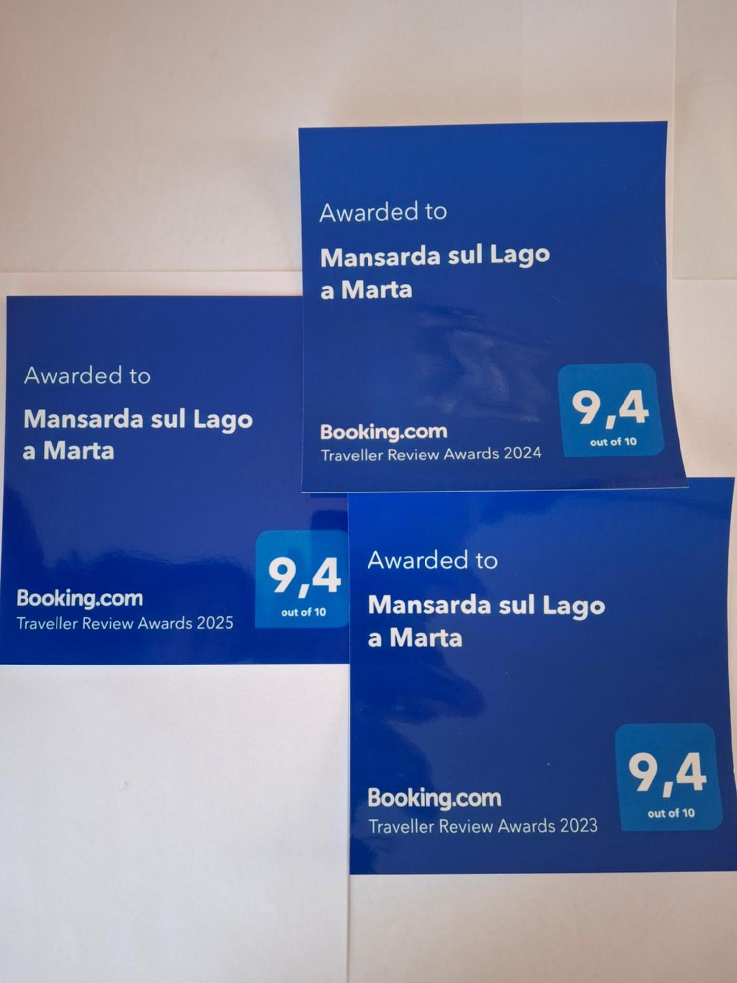 Mansarda Sul Lago A Marta Exteriér fotografie